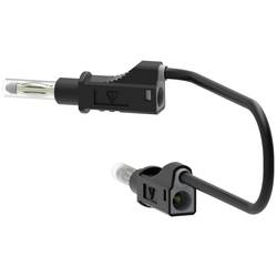 Electro PJP 2217/600V-CD1-100N měřicí kabel banánková zástrčka banánková zástrčka 1.00 m černá 1 ks