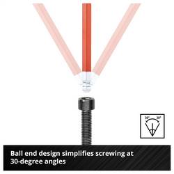 Einhell 370558 sada klíčů, velikost 1.5 mm, 2 mm, 2.5 mm, 3 mm, 4 mm, 5 mm, 6 mm, 8 mm, 10 mm Univerzální, dílnu