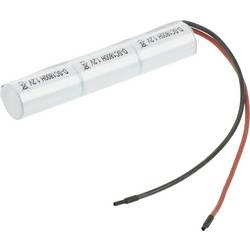 Mexcel Inline L1x3 Akupack 3 x Sub-C odolné vůči vysokým teplotám, s kabelem, Flat-Top Ni-Cd 3.6 V 1800 mAh