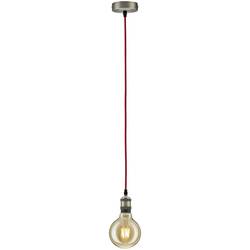 Paulmann Eldar 50386 stropní svítidlo LED E27 červená, niklová (kartáčovaná)