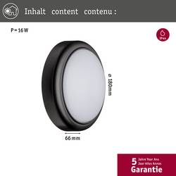 Paulmann 94188 venkovní nástěnné LED osvětlení LED 15 W antracitová