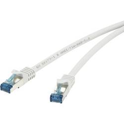 Renkforce RF-3829260 RJ45 síťové kabely, propojovací kabely CAT 6A S/FTP 15.00 m šedá s ochranou, samozhášecí 1 ks