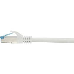 Renkforce RF-3829260 RJ45 síťové kabely, propojovací kabely CAT 6A S/FTP 15.00 m šedá s ochranou, samozhášecí 1 ks