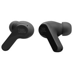 JBL Wave Beam špuntová sluchátka (In Ear) Bez kabelu, Bluetooth® stereo černá Redukce šumu mikrofonu Nabíjecí pouzdro, Indikátor nabití, odolná vůči vodě