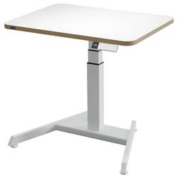 Leitz psací stůl pro práci vsedě i ve stoje bílá 65340001 Barva stolní desky: bílá elektricky výškově nastavitelné, výškově nastavitelné max. výška: 1.3 cm