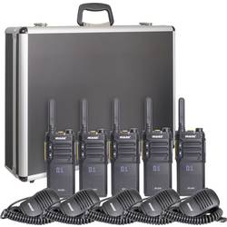 MAAS Elektronik Team-Set PT-375 KEP-360-K 150112 PMR radiostanice sada 5 ks