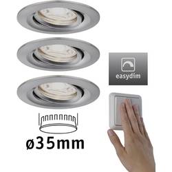 Paulmann 92973 EBL Nova mini Plus Coin LED vestavné svítidlo, 4.20 W, železo, sada 3 ks