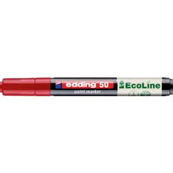 Edding 50 EcoLine 4-50-002 popisovač na laky červená 2 mm, 3 mm