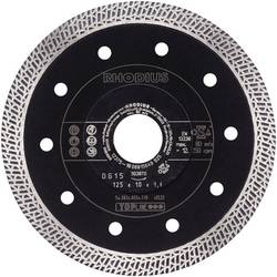 Rhodius 303870 DG15 diamantový řezný kotouč Průměr 125 mm Ø otvoru 22.23 mm obklady, keramika 1 ks