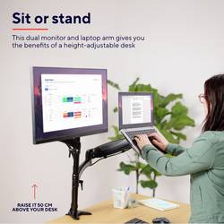 Trust rameno na monitory MARA MONITOR AND LAPTOP ARM 1 Displej: (s) 81,3 cm (32) nastavitelná výška