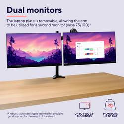 Trust rameno na monitory MARA MONITOR AND LAPTOP ARM 1 Displej: (s) 81,3 cm (32) nastavitelná výška