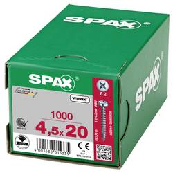 SPAX 0231010450205 půlkulaté šrouby 4.5 mm 20 mm křížová drážka Pozidriv ocel 1000 ks