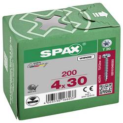 SPAX 0201010400303 půlkulaté šrouby 4 mm 30 mm T-STAR plus ocel 200 ks