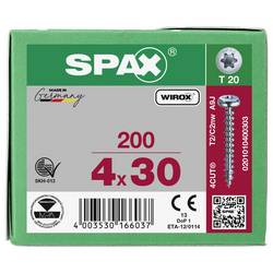 SPAX 0201010400303 půlkulaté šrouby 4 mm 30 mm T-STAR plus ocel 200 ks