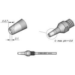 JBC Tools C560003 odsávací hrot Speciální tvar, nožový Velikost hrotů 2.7 mm Obsah 1 ks