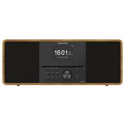 Telestar TOP 300 Holz 5701300 rádio CD, internetové, DAB+, FM, USB, Wi-Fi, internet, DAB+, CD, Bluetooth, AUX, vč. dálkového ovládání, dřevo