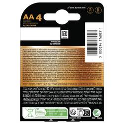 Duracell Plus Power Boost tužková baterie AA alkalicko-manganová, 1.5 V, 4 ks