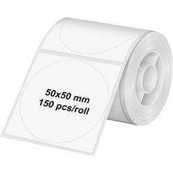 Olympia etikety (role) 50 x 50 mm papír thermodirekt bílá 1 ks 6324 univerzální etikety