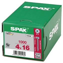 SPAX 0231010400165 půlkulaté šrouby 4 mm 16 mm křížová drážka Pozidriv ocel 1000 ks