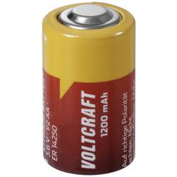 VOLTCRAFT ER14250 speciální typ baterie 1/2 AA Hořejšek tlačítka Li-SoCl2 3.6 V 1200 mAh 1 ks