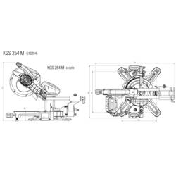 Metabo 691214000 kapovací pila, průměr listu 254 mm, uchycení 30 mm, 1450 W