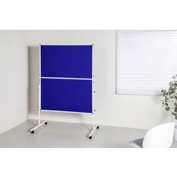 SpeaKa Professional moderační tabule SP-PB-B01 (š x v) 1250 mm x 1850 mm plsť modrá skládací, včetně koleček, oboustranně použitelné SP-12058196