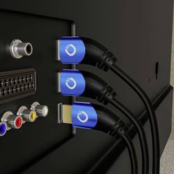 Oehlbach HDMI kabel Zástrčka HDMI-A, Zástrčka HDMI-A 1.50 m černá D1C42531 8K UHD, třížilový stíněný HDMI kabel