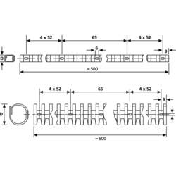 HellermannTyton 164-31108 Heladuct Flex30SK držák kabelových svazků 30 mm (max) bílá 1 ks