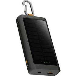 XTORM Go2 Series solární powerbanka Li-Ion, 10000 mAh, černá, Kapesní LED svítilna, Indikátor stavu