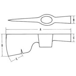 MOB 0436000701 sádrokartonářské kladivo s ergonomickou rukojetí 600 g 1 ks