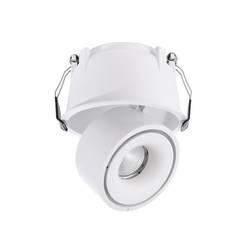 Deko Light 565343 Uni II LED vestavné svítidlo, třída F (A - G), COB LED, pevně vestavěné LED, 12 W, Signální bílá (RAL 9003)