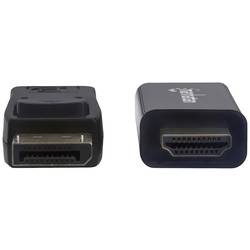 Manhattan DisplayPort / HDMI kabelový adaptér Konektor DisplayPort, Zástrčka HDMI-A 1.00 m černá 153195 Kabel DisplayPort