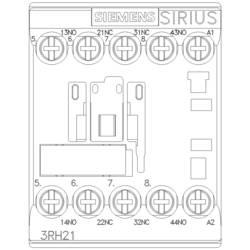 Siemens 3RH2122-1AB00 pomocný stykač Single 1 ks