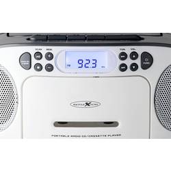 Reflexion RCR2260GR RCR2260GR rádio s CD, FM, AUX, CD, kazeta, šedobílá