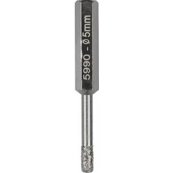 Wolfcraft 5990000 diamantový vrták 5 mm diamantová vrstva 1 ks