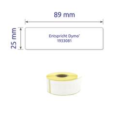 Avery-Zweckform etikety (role) 89 x 25 mm fólie bílá 1 sada A1933081 univerzální etikety