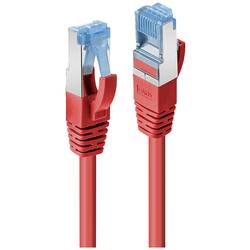 LINDY 47164 RJ45 síťové kabely, propojovací kabely CAT 6 S/FTP 2.00 m červená stíněný 1 ks