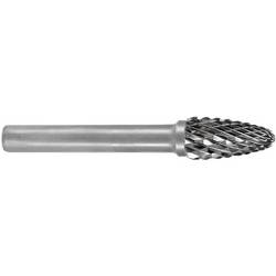 RUKO 116050 frézovací kolík , tvrdokov, půlkruhový oblouk, 3 mm, Délka 38 mm, Ø hřídele 3 mm