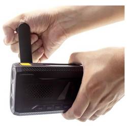 Denver SCD-2033 111111400000 Nouzové rádio, DAB+, FM, USB, s USB nabíječkou, Ruční klika, s akumulátorem, Funkce powerbanky, černá