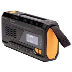 Denver SCD-2033 111111400000 Nouzové rádio, DAB+, FM, USB, s USB nabíječkou, Ruční klika, s akumulátorem, Funkce powerbanky, černá