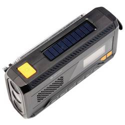 Denver SCD-2033 111111400000 Nouzové rádio, DAB+, FM, USB, s USB nabíječkou, Ruční klika, s akumulátorem, Funkce powerbanky, černá