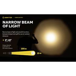 ArmyTek Dobermann Pro Warm LED kapesní svítilna, napájeno akumulátorem, 1400 lm, 114 g