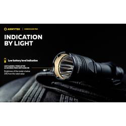 ArmyTek Dobermann Pro Warm LED kapesní svítilna, napájeno akumulátorem, 1400 lm, 114 g
