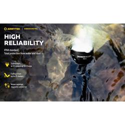 ArmyTek Dobermann Pro Warm LED kapesní svítilna, napájeno akumulátorem, 1400 lm, 114 g