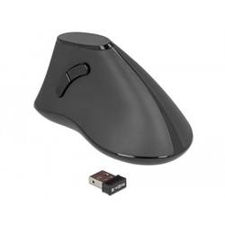 Delock 12622 optická ergonomická myš, přenos USB, 5 tlačítko, 1000 dpi, černá
