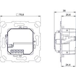 Theben 4961615 stmívací akční člen PB 4 RF KNX