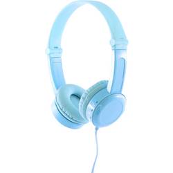 onanoff Travel Headset otevřená (On Ear) kabelová modrá složitelná, headset, omezení hlasitosti dětské