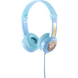 onanoff Travel Headset otevřená (On Ear) kabelová modrá složitelná, headset, omezení hlasitosti dětské