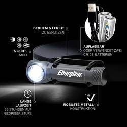 Energizer Hybrid Power LED čelovka, na baterii, 400 lm, E303633201