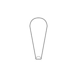 Ideal Tek 5CFR.SA.1.IT Pinzeta, 1 ks, 5CF, 130 mm